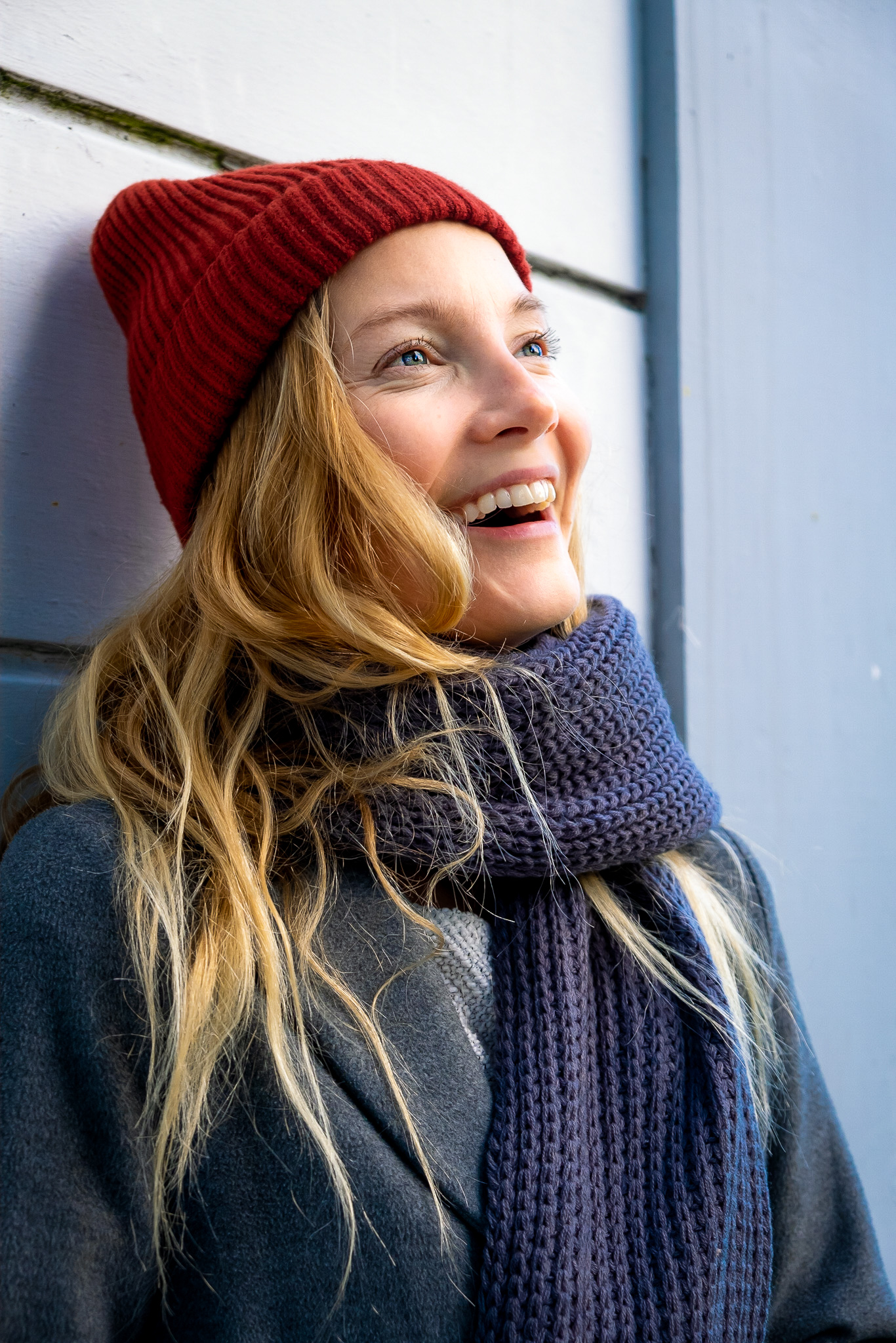 picture of a girl in winter clothes