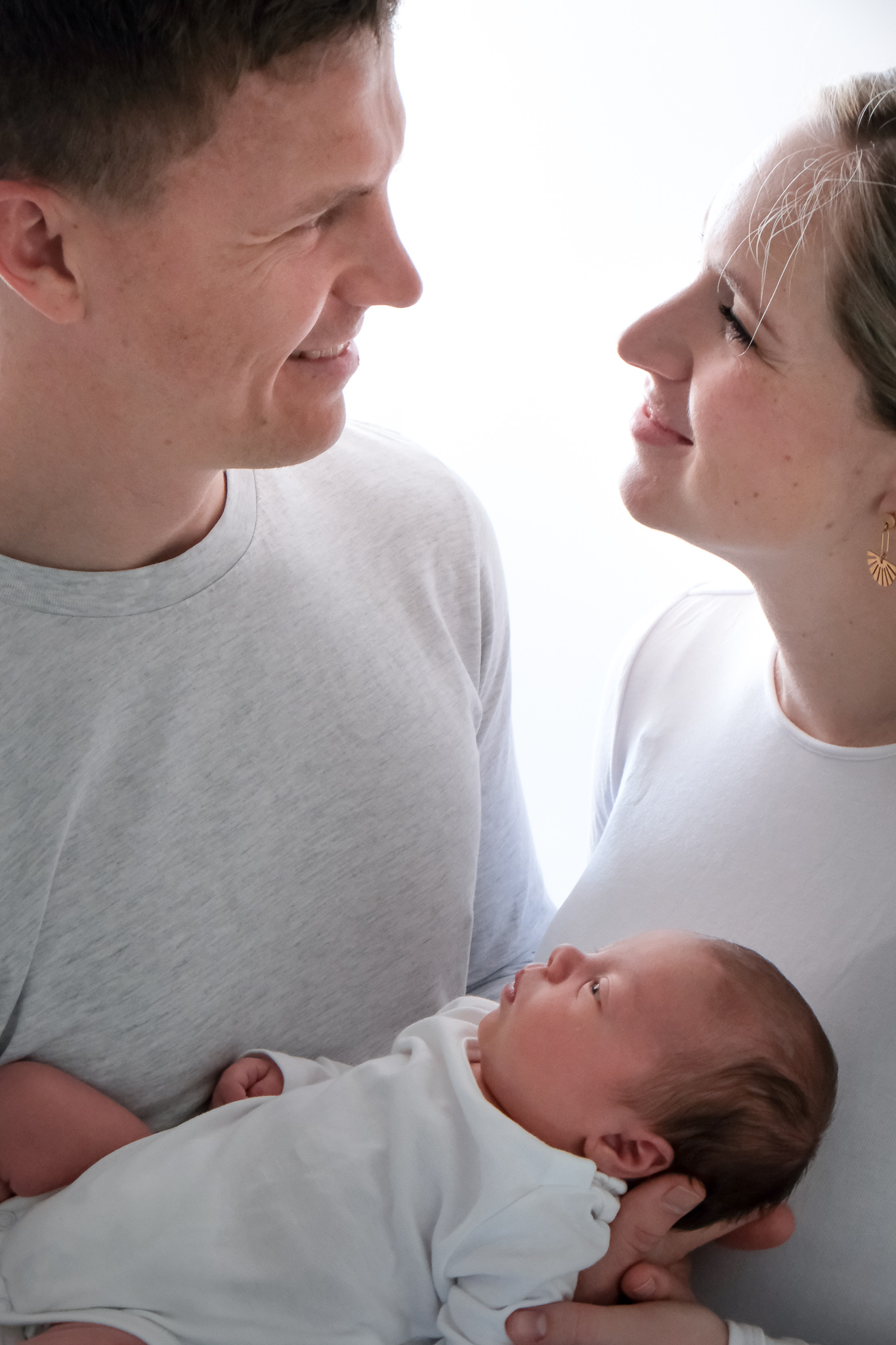 picture of parents with their little baby